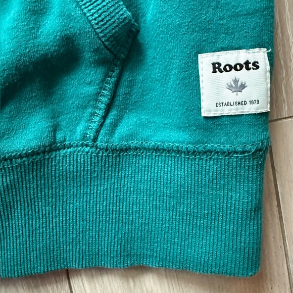 Roots Kanga Classic Hoodie in Green Women’s Size XS - Picture 5 of 11